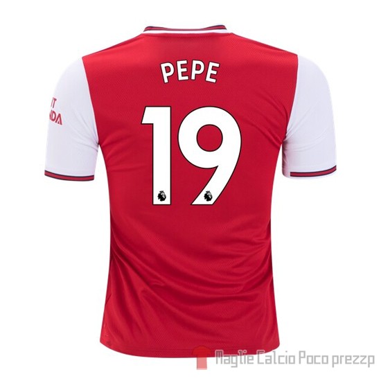 Maglia Arsenal Giocatore Pepe Home 2019/2020 - Clicca l'immagine per chiudere